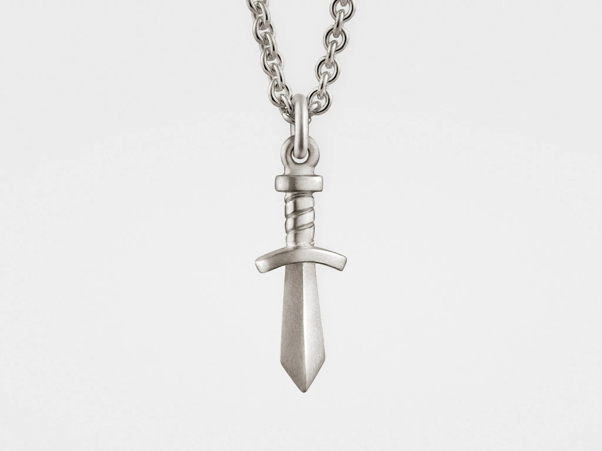 Gladiator Sword Pendant in Sterling Silver