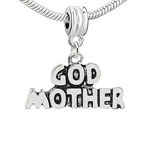 Godmother Bead Compatible for Most European Snake Chain Bracelet