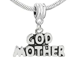 Godmother Bead Compatible for Most European Snake Chain Bracelet