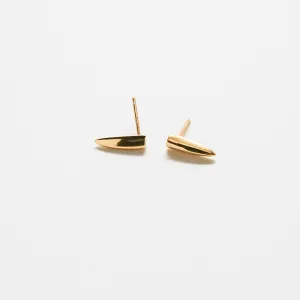 Gold Claw Stud Earrings