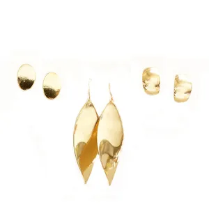GOLD EARRINGS  #ADX6801016 (SHBE2)