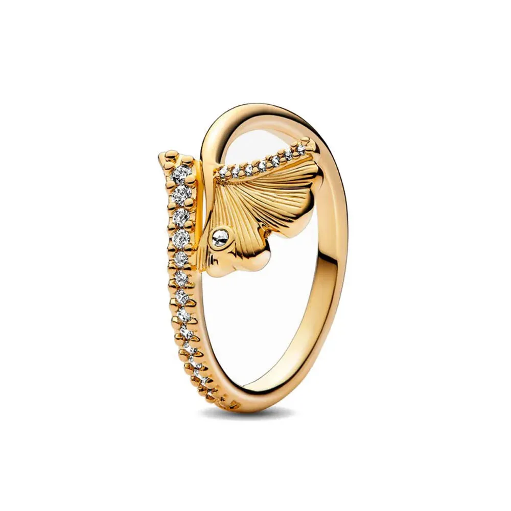 Gold Rose Gold Heart Ring for Women