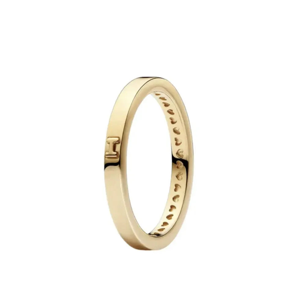 Gold Rose Gold Heart Ring for Women
