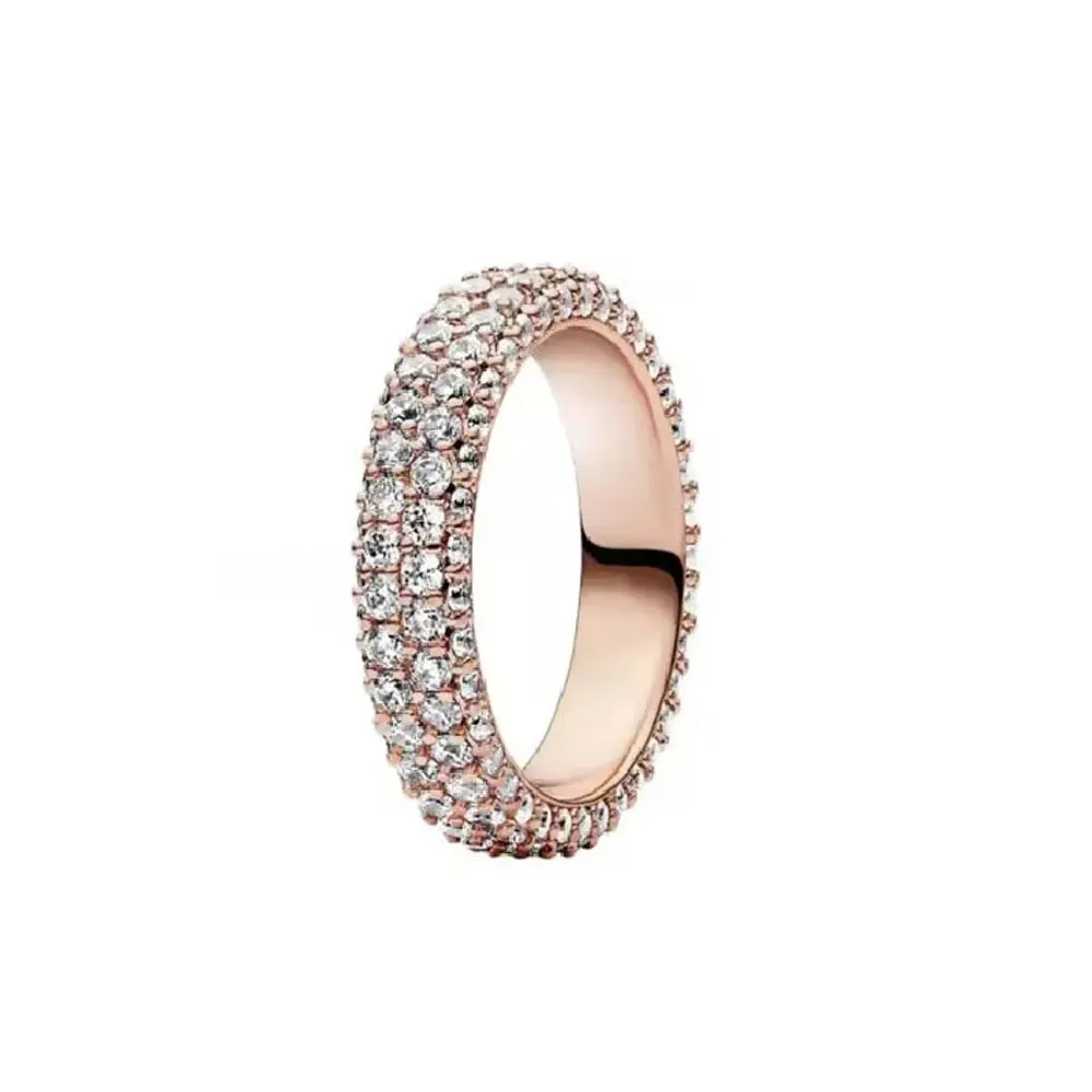 Gold Rose Gold Heart Ring for Women