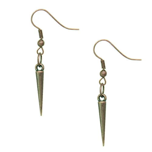 Gold Spike Nylon Necklace Set