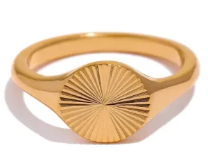Golden Geometric Ring