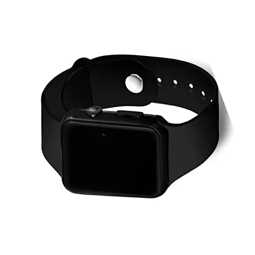 Goldenize Fashion Colourful Kids Touch Digital LED Day Date Black Display With Slim Touch Band Stylish Kids Unisex Birthday Gift Digital Fashion Watch for Boys Girls and Kids (Combo Pack of 2) (Black)