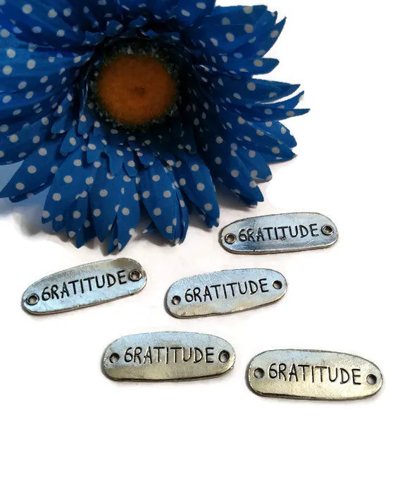 Gratitude Connector Charms