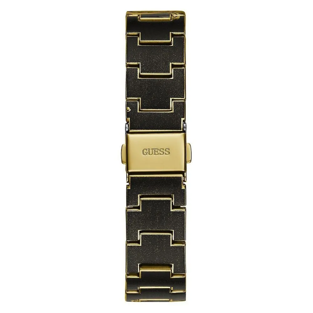 Guess Black Stainless Steel Stainless Steel Watch