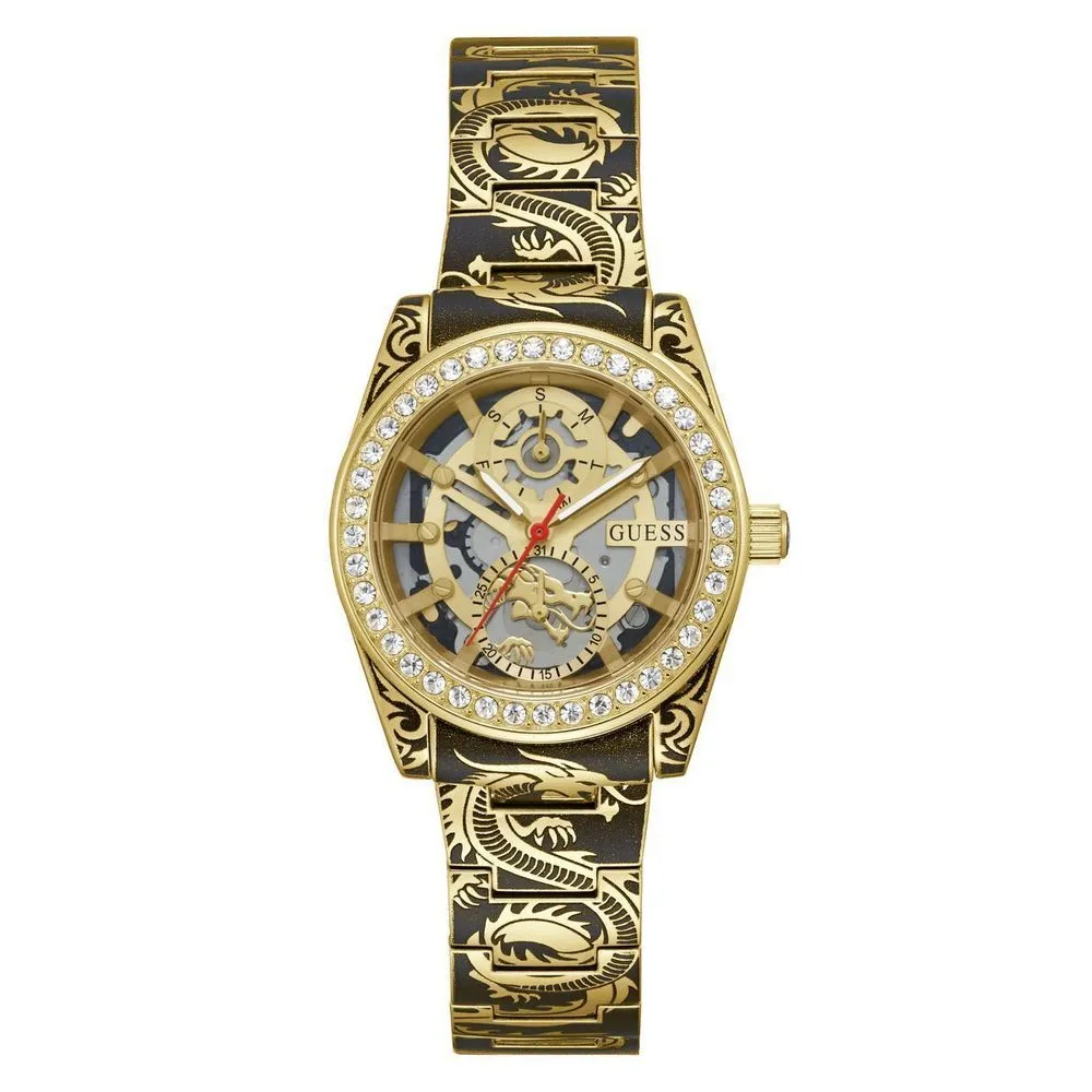 Guess Black Stainless Steel Stainless Steel Watch