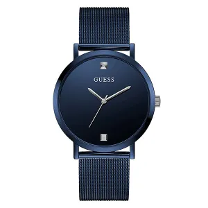 Guess SuperNova Blue Mesh Bracelet Blue Dial Quartz Watch for Gents - GW0248G4