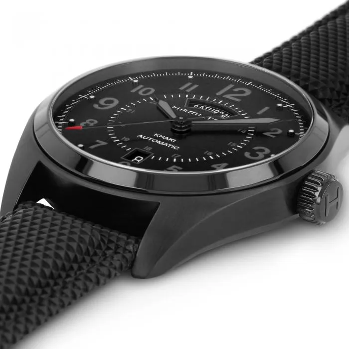 Hamilton Khaki Field Day Date Auto Automatic Black Dial Men's Watch H70695735