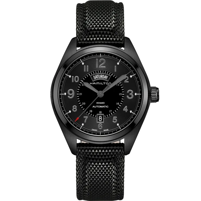 Hamilton Khaki Field Day Date Auto Automatic Black Dial Men's Watch H70695735