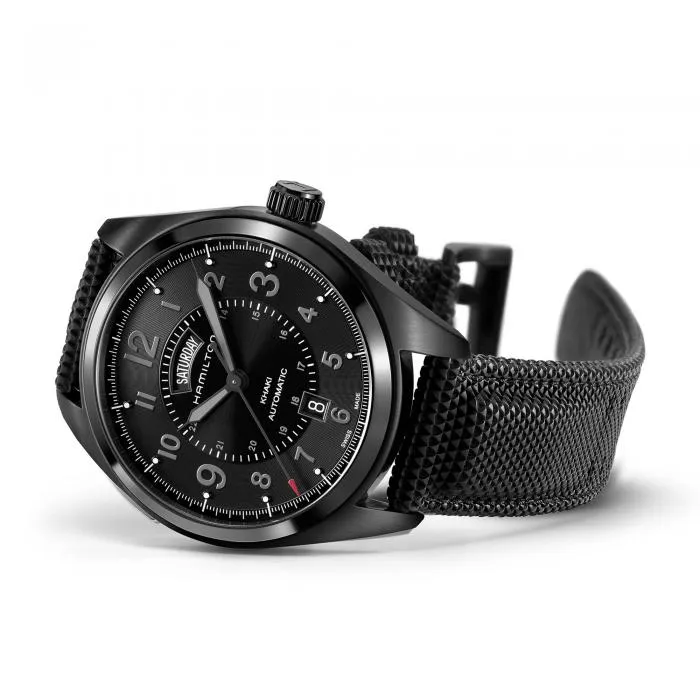 Hamilton Khaki Field Day Date Auto Automatic Black Dial Men's Watch H70695735