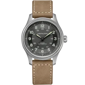 Hamilton Khaki Field Titanium Auto Automatic Black Dial 42mm H70545550