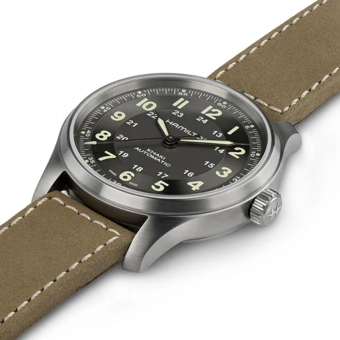 Hamilton Khaki Field Titanium Auto Automatic Black Dial 42mm H70545550