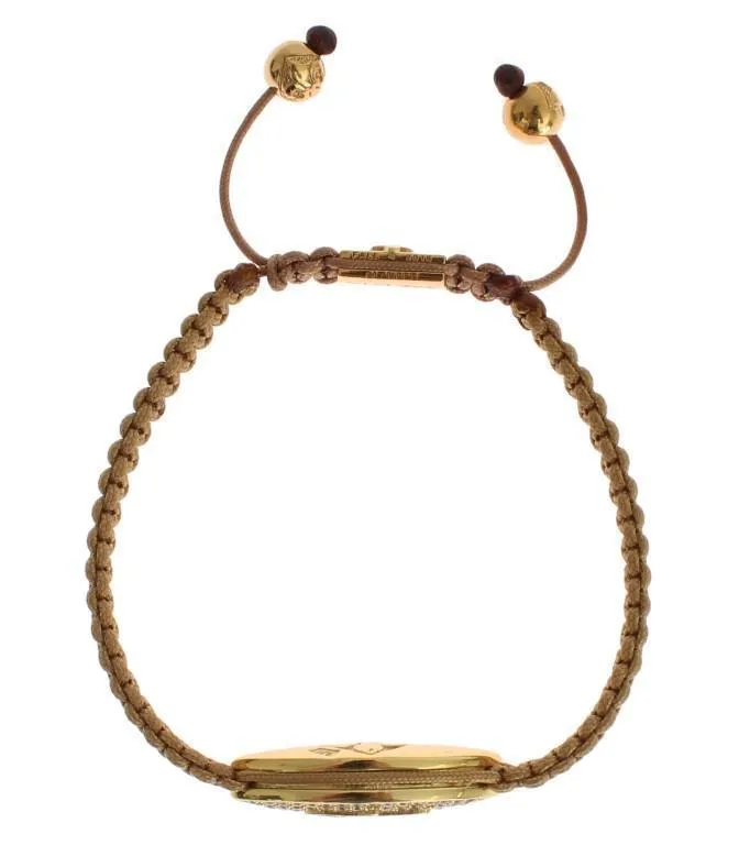 Hamsa Hand Red CZ Gold 925 Silver Bracelet