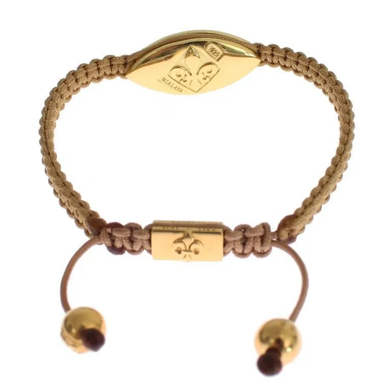Hamsa Hand Red CZ Gold 925 Silver Bracelet