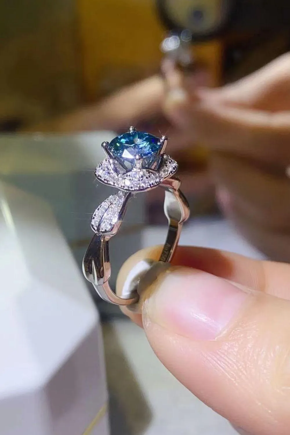 Hazel Blues® | Better Love Next Time 1 Carat Moissanite Ring