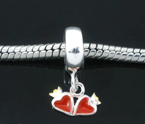 Heart Charm for Bracelet For Snake Chain Charm Bracelet