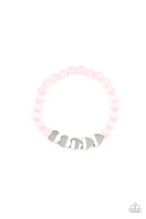 Heart-Melting Glow Pink Paparazzi Bracelet