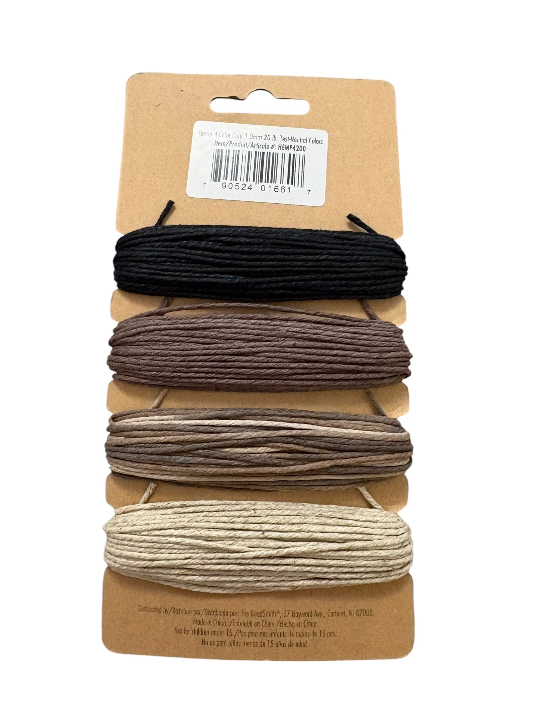 Hemp 4 Color Card