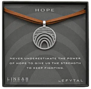 hope 25mm necklace • keep fighting