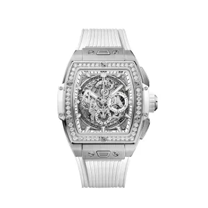 Hublot Spirit of Big Bang TITANIUM WHITE DIAMONDS Ref# 642.NE.2010.RW.1204