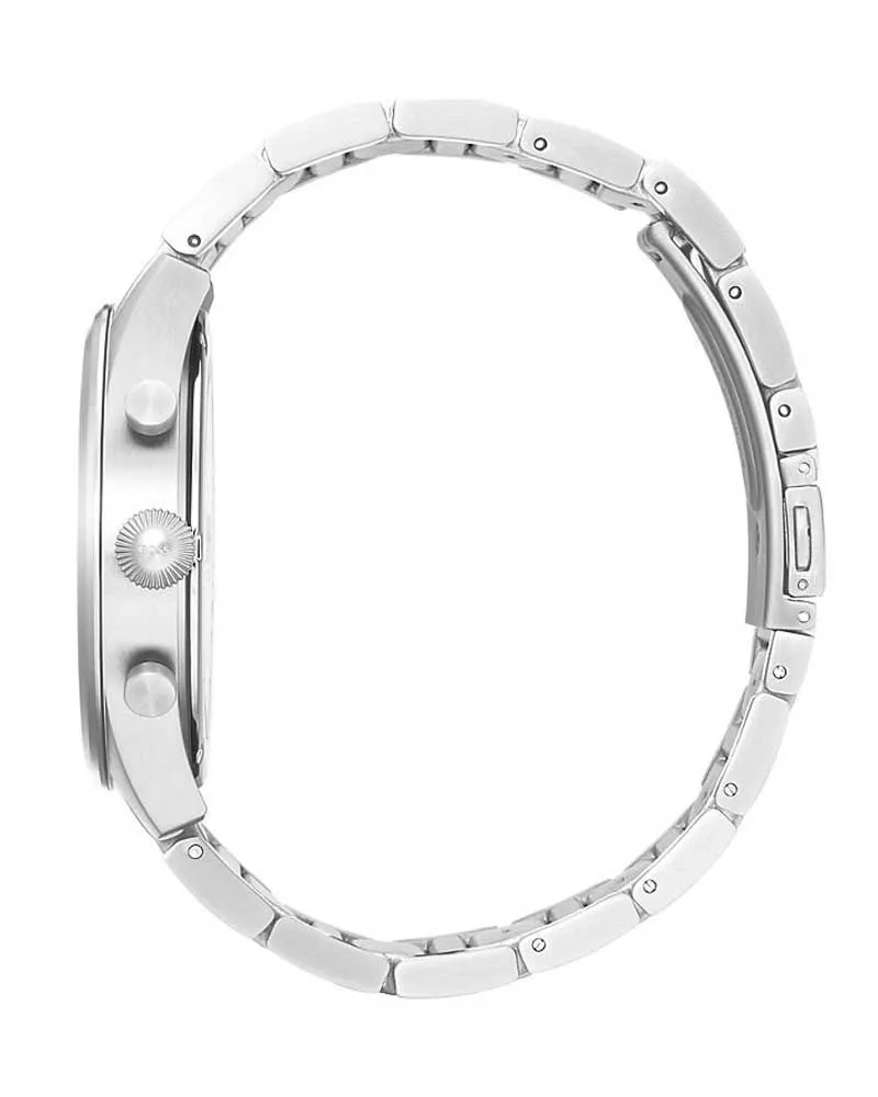 Hugo Boss Pioneer Silver Stainless Steel Men's Watch 1513712