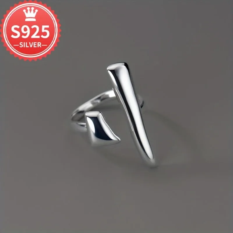 Hypoallergenic Irregular Geometric Ring Personalized Ring