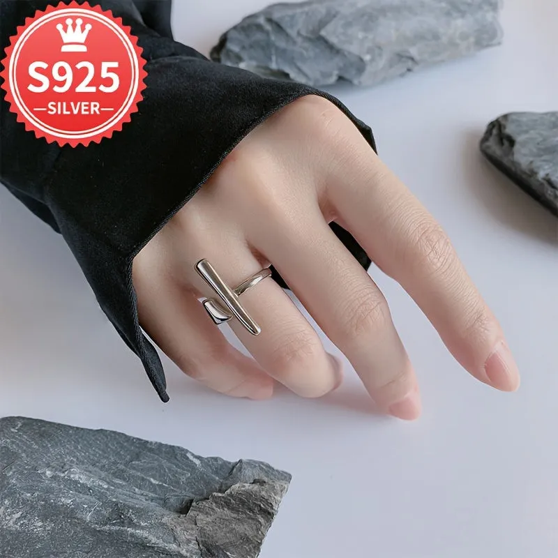 Hypoallergenic Irregular Geometric Ring Personalized Ring