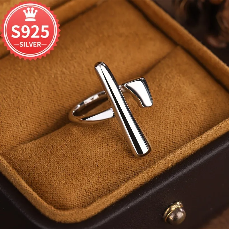 Hypoallergenic Irregular Geometric Ring Personalized Ring