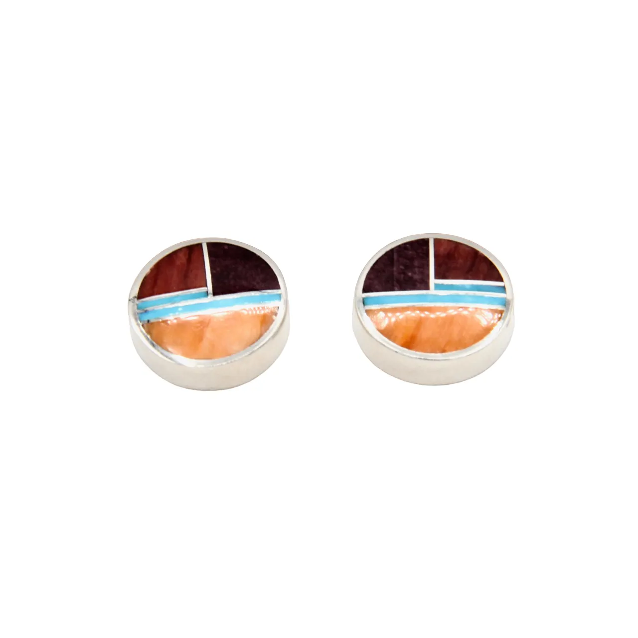 Inlay Stud Earrings