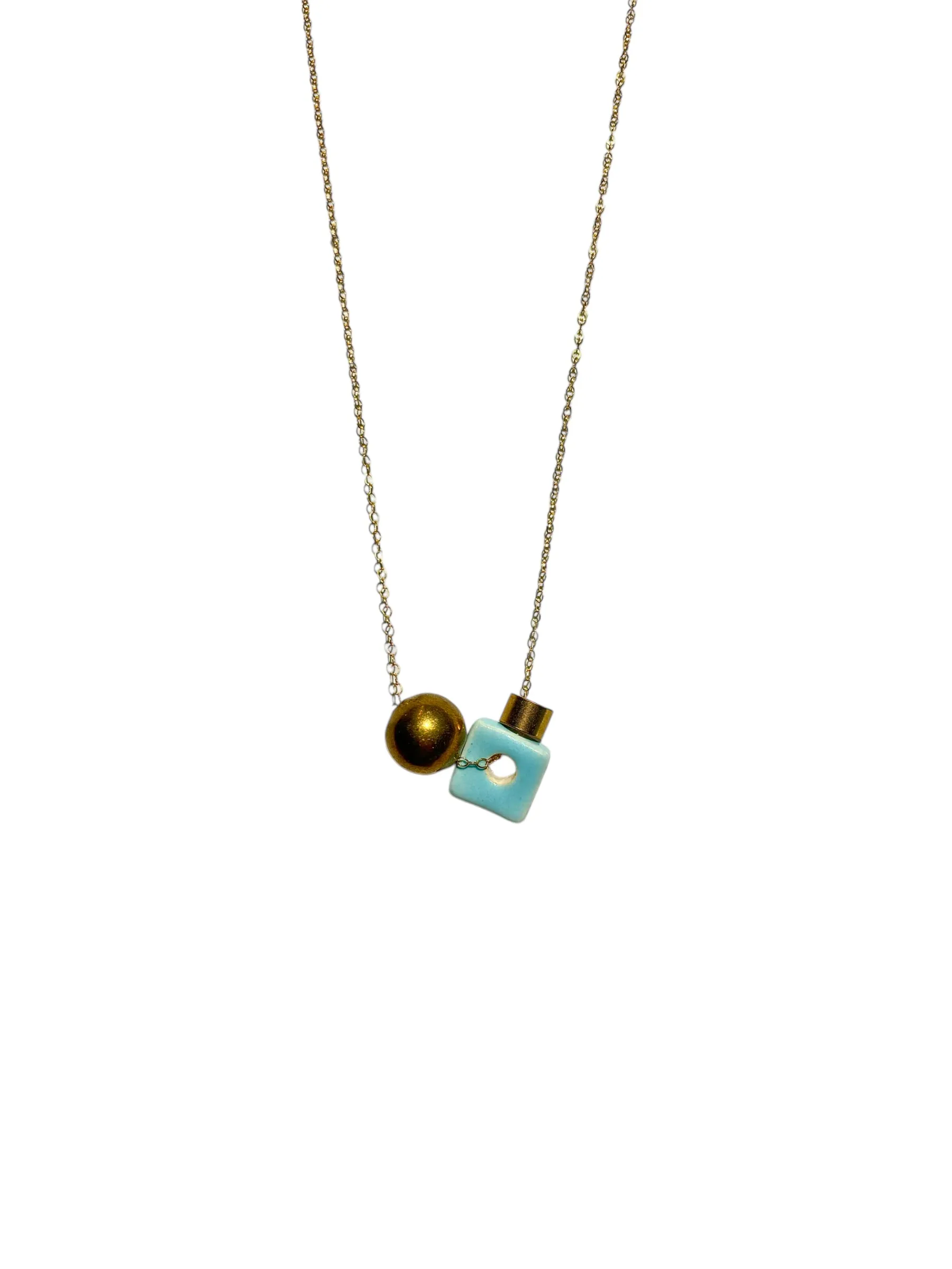 ITSARI- Short Necklace- Hollow Square