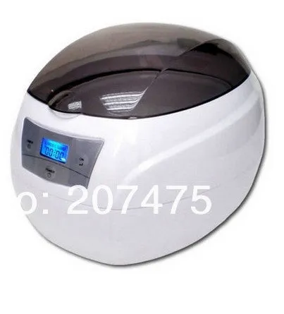 JP-900s 750ml Mini Glasses Watch Jewelry CD Digital Ultrasonic Cleaner Bath