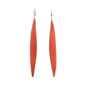Julie Cohn Spike Persimmon Clay Earrings