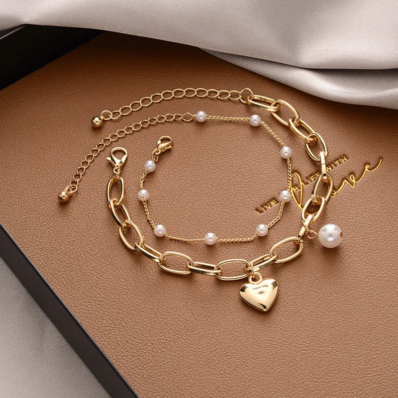 Just Lil Things  Artificial Gold Bracelets jltb0220