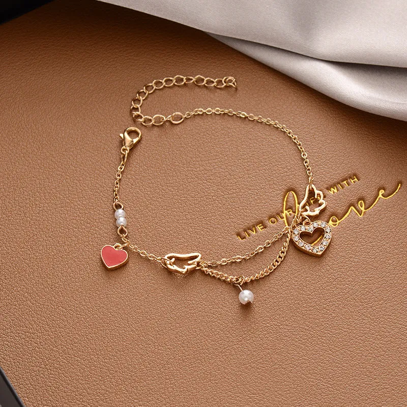 Just Lil Things  Artificial Gold Bracelets jltb0224