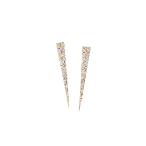 Lana 14K Yellow Gold Expose Spike Stud Earrings - 5001-700DW2000-01