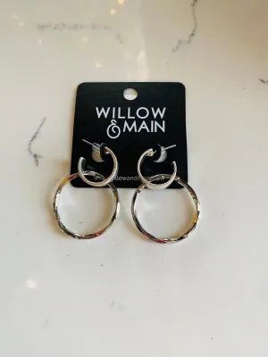 Layered Metal Earrings