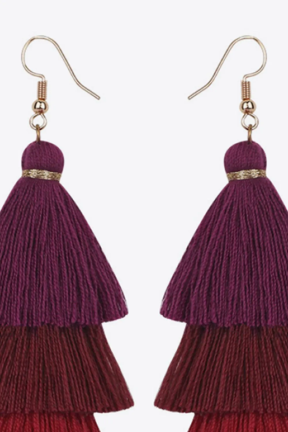 Layered Tassel Earrings