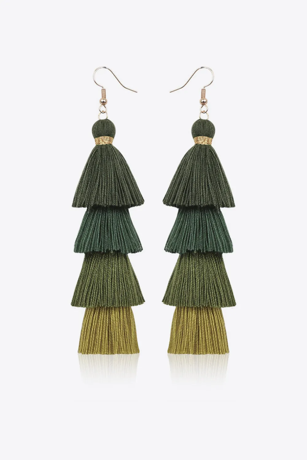 Layered Tassel Earrings