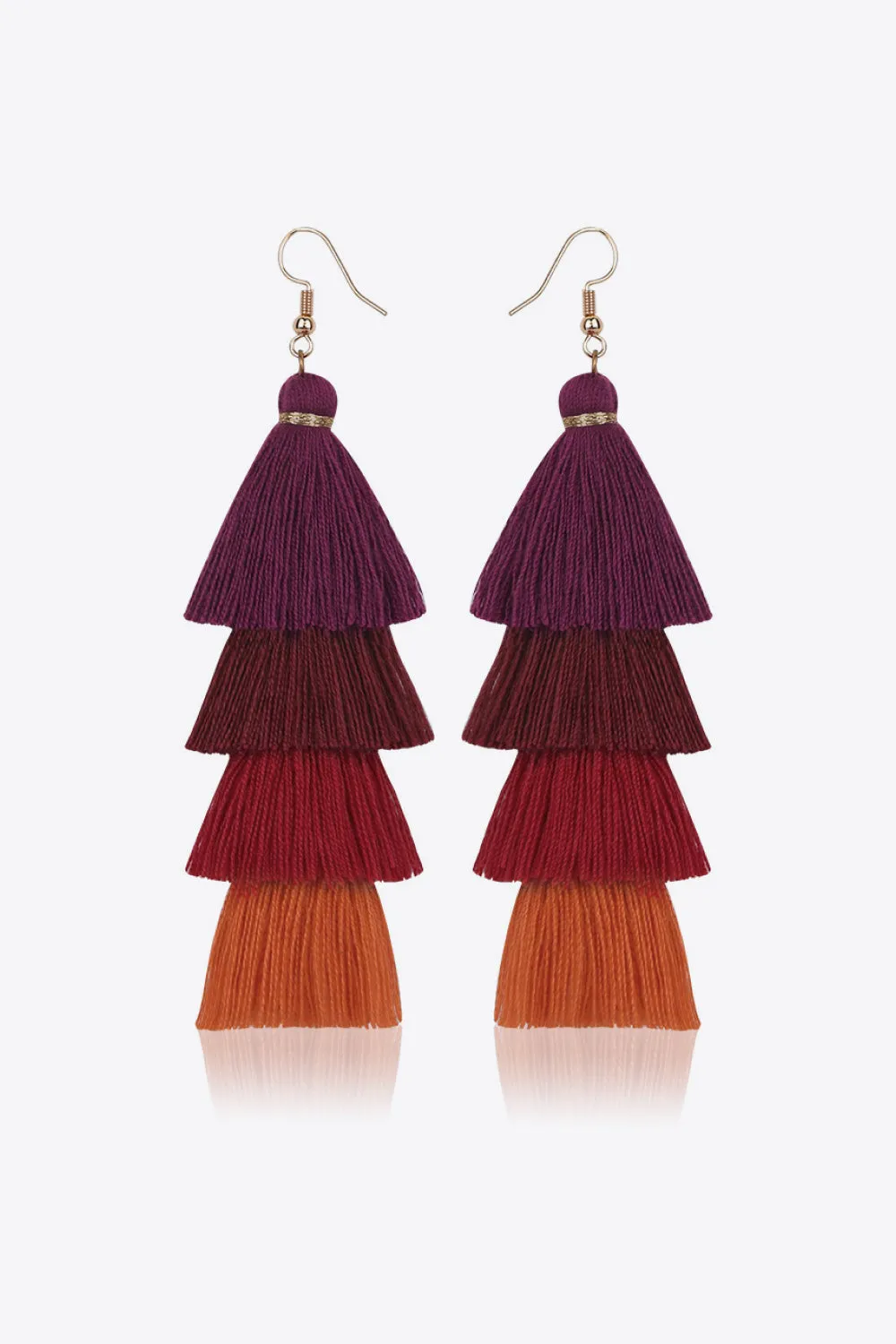 Layered Tassel Earrings