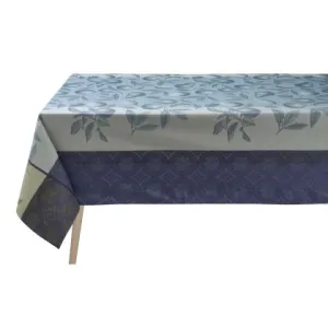 Le Jacquard Francais Arriéré-Pays Blue Tablecloth 69" X 69"