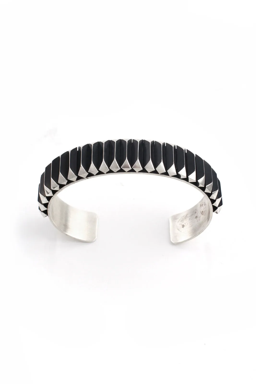 Leander Tahe Contemporary Sterling Silver Men's Cuff