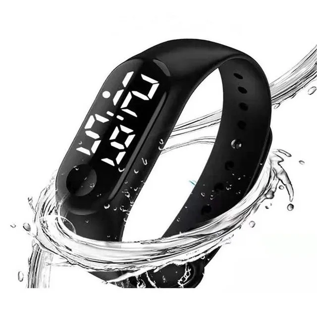 LED Electronic Sports Luminous Sensor Watches Fashion Men and Women Watches Dress Watch  fashion Waterproof Men's digital Watch