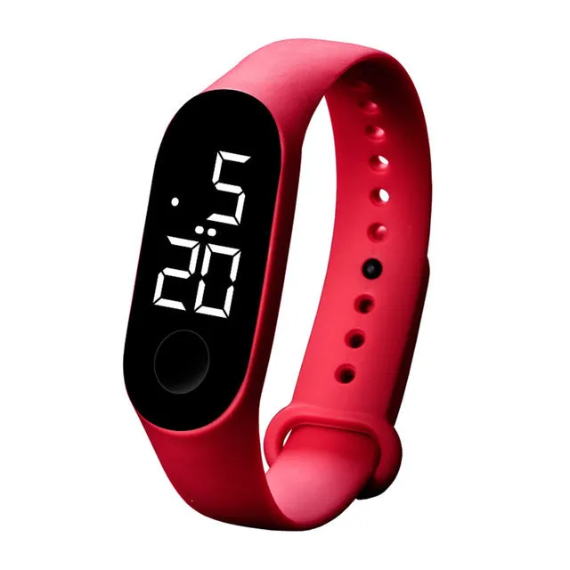 LED Electronic Sports Luminous Sensor Watches Fashion Men and Women Watches Dress Watch  fashion Waterproof Men's digital Watch