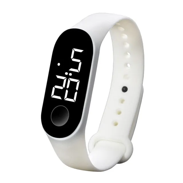 LED Electronic Sports Luminous Sensor Watches Fashion Men and Women Watches Dress Watch  fashion Waterproof Men's digital Watch