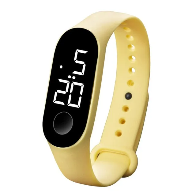 LED Electronic Sports Luminous Sensor Watches Fashion Men and Women Watches Dress Watch  fashion Waterproof Men's digital Watch