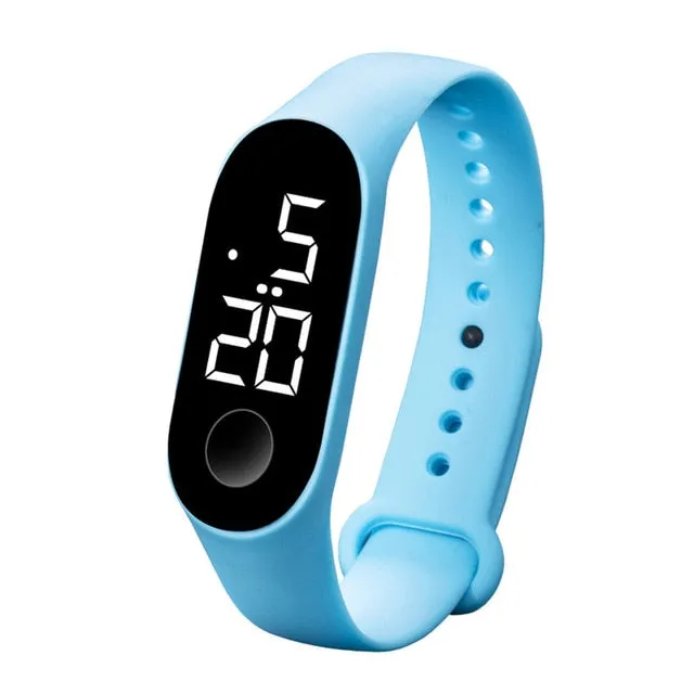 LED Electronic Sports Luminous Sensor Watches Fashion Men and Women Watches Dress Watch  fashion Waterproof Men's digital Watch